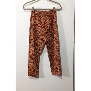 Halloween Its the Thing vintage leopard print leggings L(10/12)
